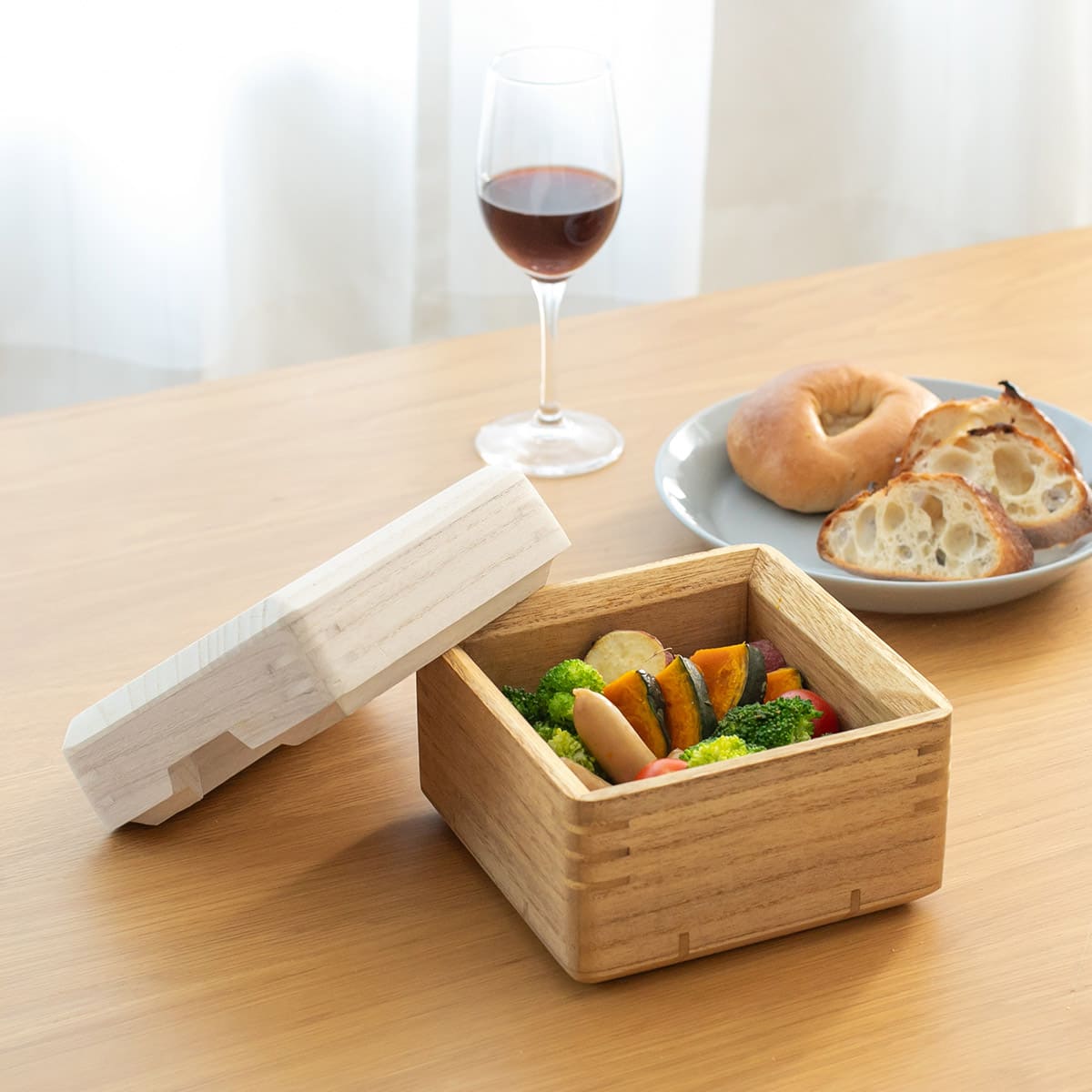 桐製レンジ対応蒸し鉢 小